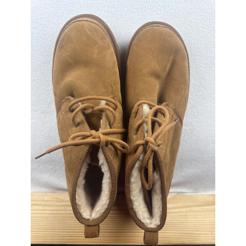 UGG Neumel Chestnut Suede Lace Up Boots 3236 Mens 11 Ankle Chukka Boot